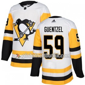 Pittsburgh Penguins Hockeydrakt Jake Guentzel 59 2017-2018 Hvit Adidas Authentic - Herre